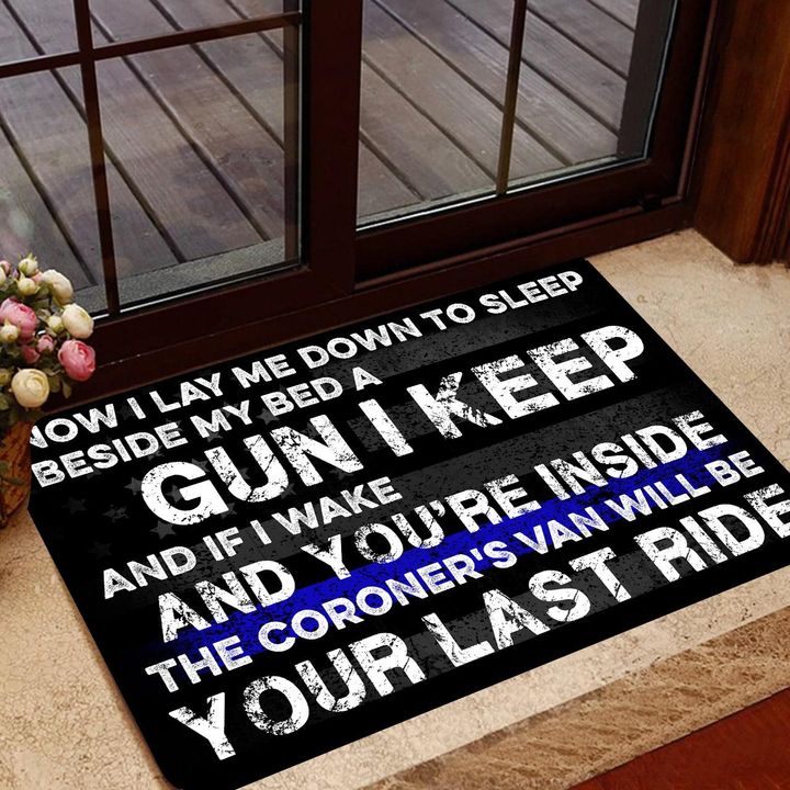 (NEW YEAR PRE SALE--50% OFF)NOW I LAY ME DOWN TO SLEEP DOOR MAT LIMITED EDITION