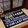 (NEW YEAR PRE SALE--50% OFF)NOW I LAY ME DOWN TO SLEEP DOOR MAT LIMITED EDITION