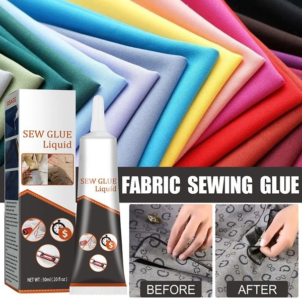🔥Last Day Promotion- SAVE 50% OFF🔥Cloth Repair Sew Glue -BUY 3 GET 2 FREE & FREE SHIPPING