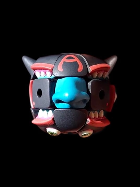 🎁TikTok Last Day Sale - 70% OFF👁️👹Artists Handmade Art Monster Sculpture Rubik's Cube Toys
