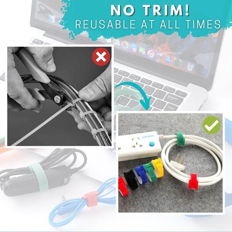 (Last Day Promotion - 49% OFF) Reusable Cable Ties 🔥Buy More Save More