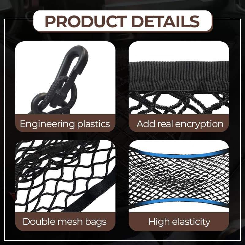 Mother's Day Hot Sale 40% OFF - Universal Elastic Mesh Net trunk Bag(BUY 2 GET 1 FREE NOW)