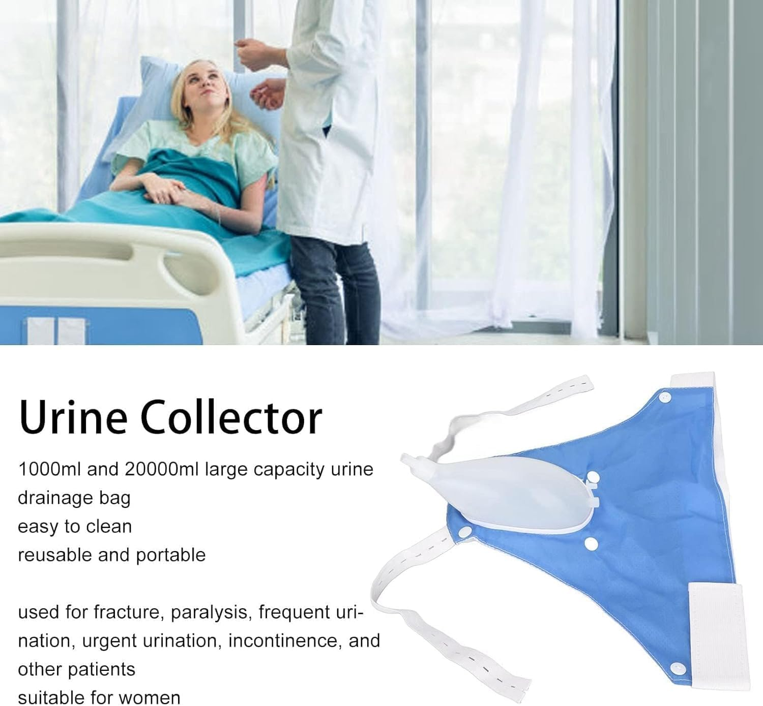 (🎄🎁Limited stocks - 70% OFF) Medical grade portable reusable urine drainage bag