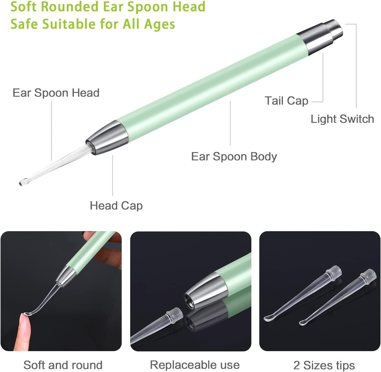 (🔥Last Day Promotion- SAVE 48% OFF)Ear Wax Removal Tool Kit with Light(buy 2 get 1 free now)