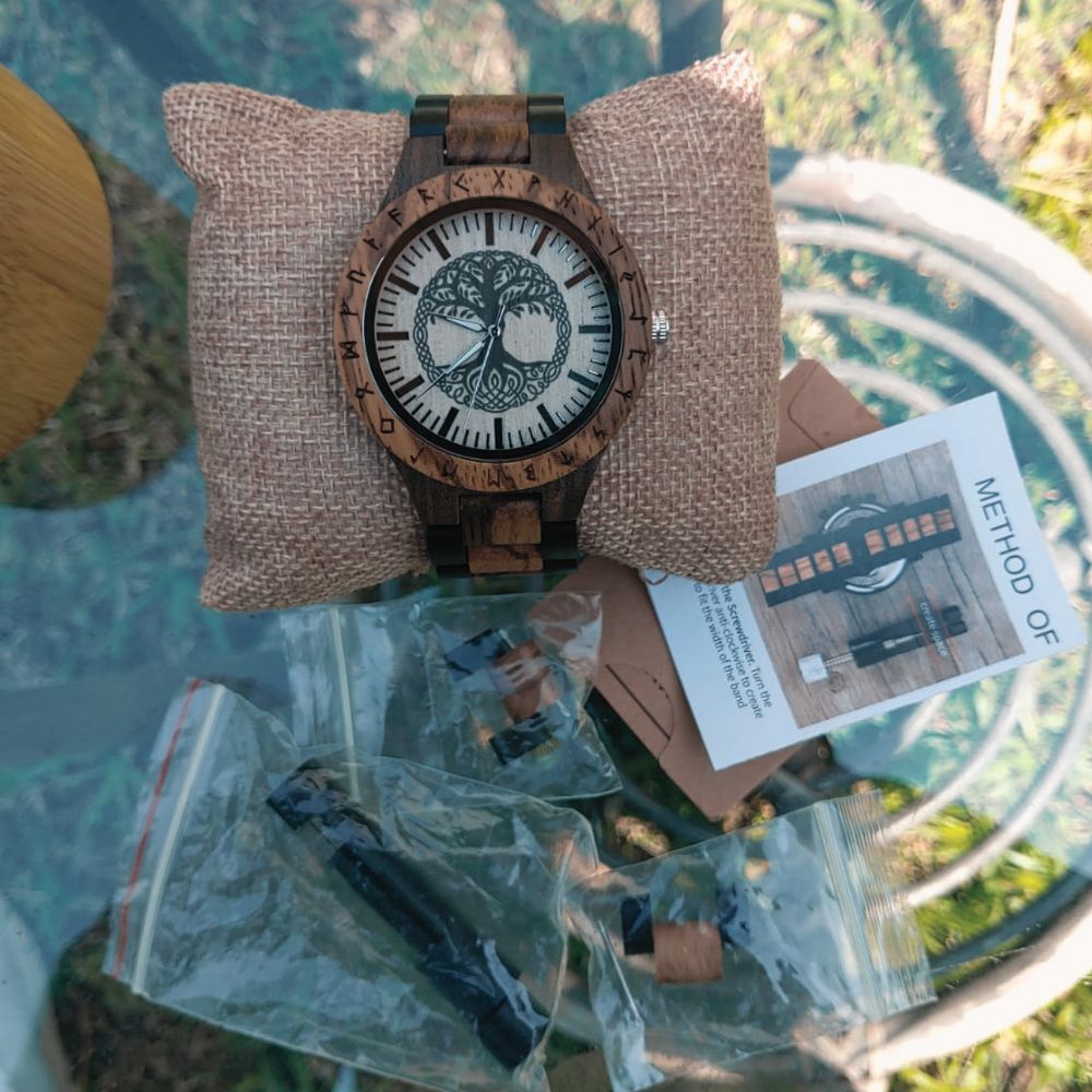 🔥Last Day Sale - 50% OFF🎁Personalized Tree Of Life Handmade Wooden Watch