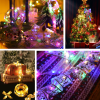 Christmas Tree LED Light Up Ribbon Bow Xmas Fairy String Lights Strip, Buy 4 Save 20%