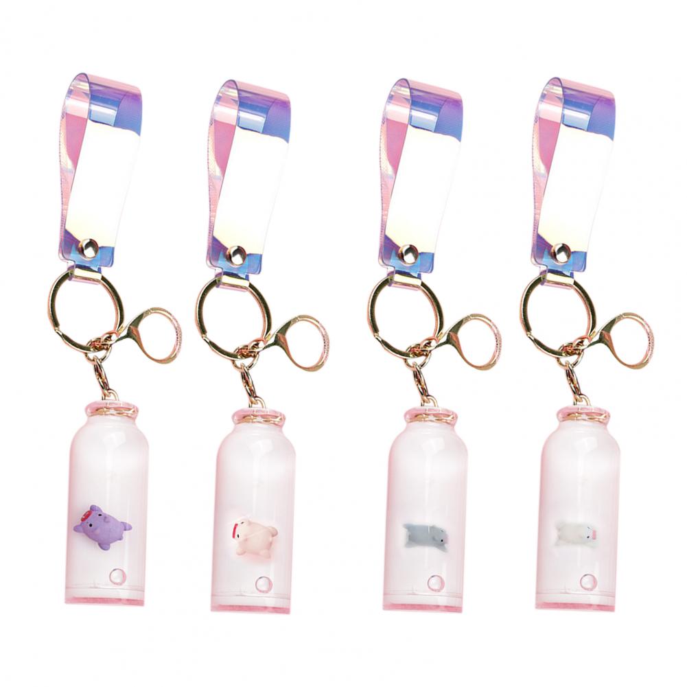 Early Christmas Hot Sale 48% OFF - Floating Pig Milk Bottle Key Chain(🔥🔥BUY 2 GET 1 FREE)
