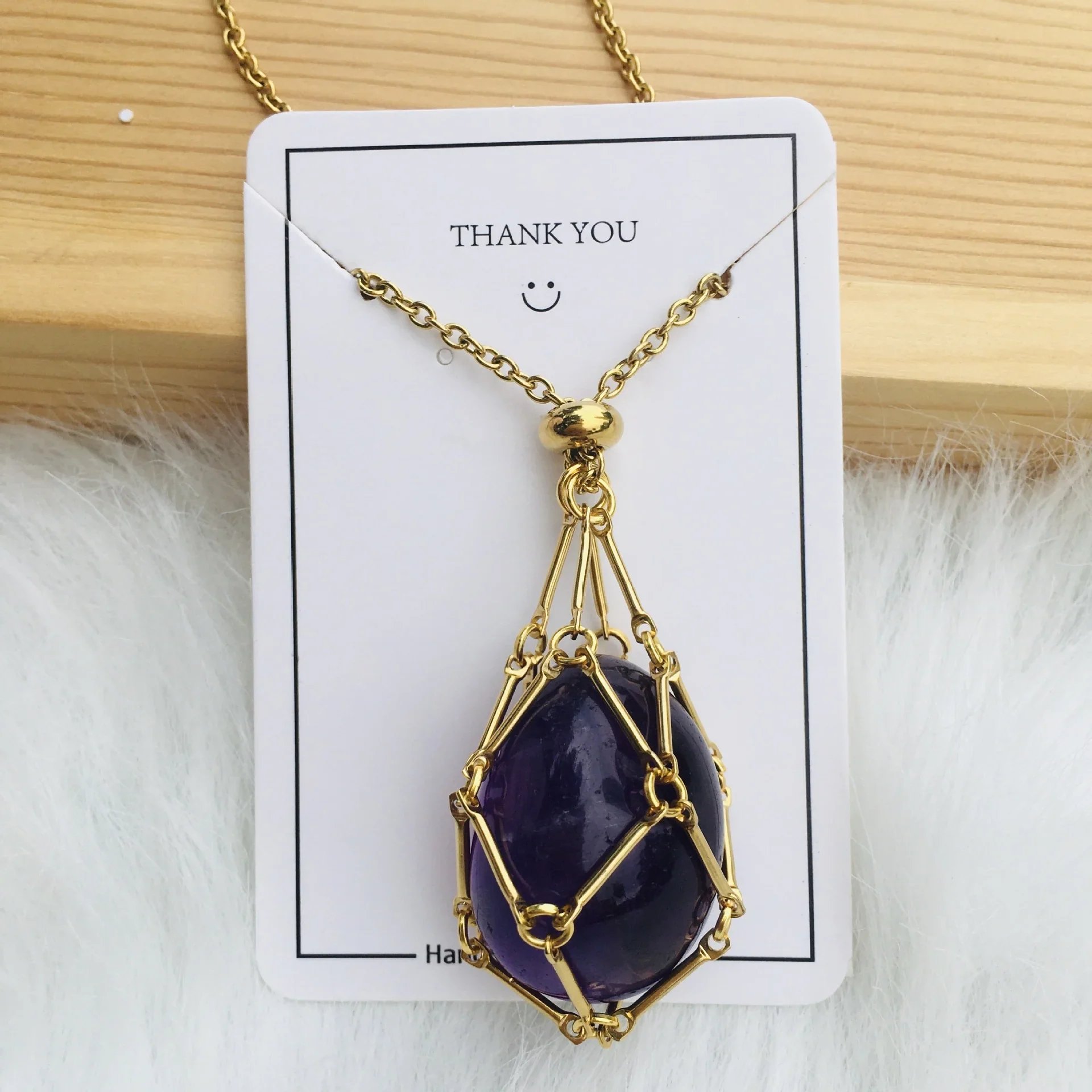🎁2023 Crystal Stone Holder Necklace - Free (Crystal) Gift Included🎁