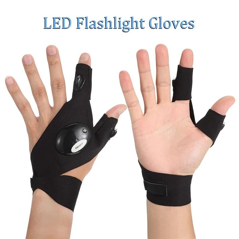 (🎅EARLY CHRISTMAS SALE-48% OFF)LED Gloves with Waterproof Lights - Buy 4 Get Extra 20% OFF