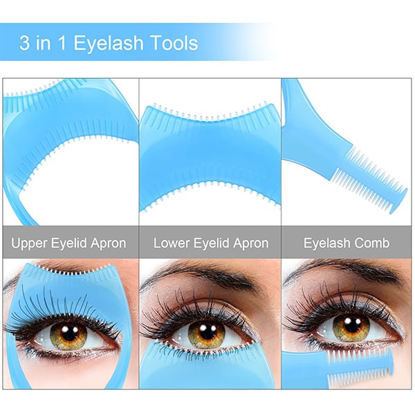 🔥2023-Christmas Hot Sale🎁3in1 Eyelashes Tools Mascara Shield Applicator Guard