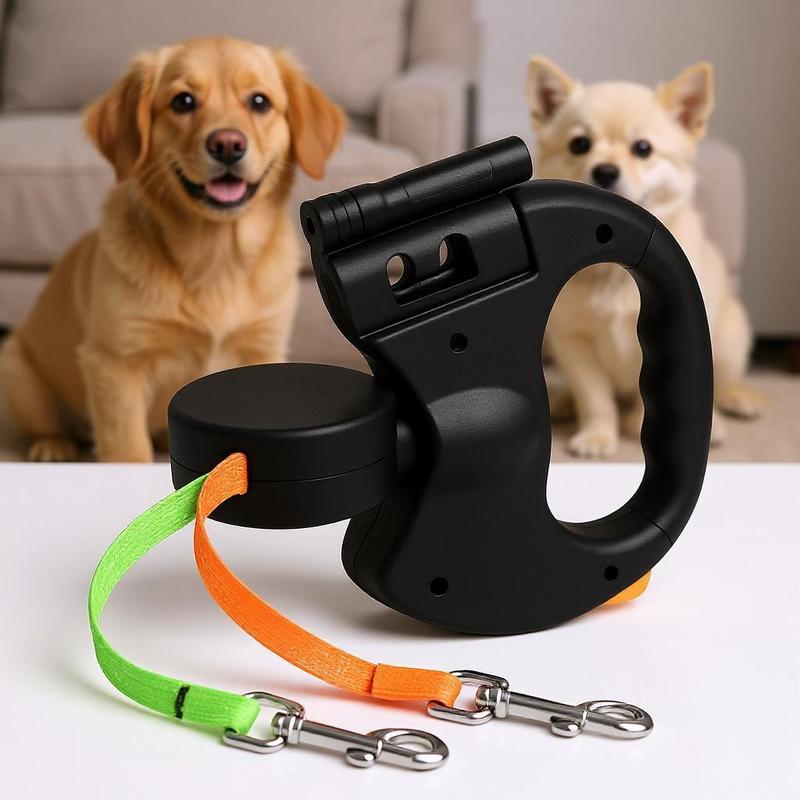 🔥Last Day Promotion 70% OFF🔥Tangle-Free Dual Dog Leash with 360° Swivel Head
