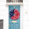 🏵100% Handmade Star Spangled Banner Ribbon Patriotic Wreath(𝐌𝐚𝐫𝐢𝐚𝐧𝐚 𝐒𝐦𝐢𝐭𝐡 𝐇𝐚𝐧𝐝𝐦𝐚𝐝𝐞®)