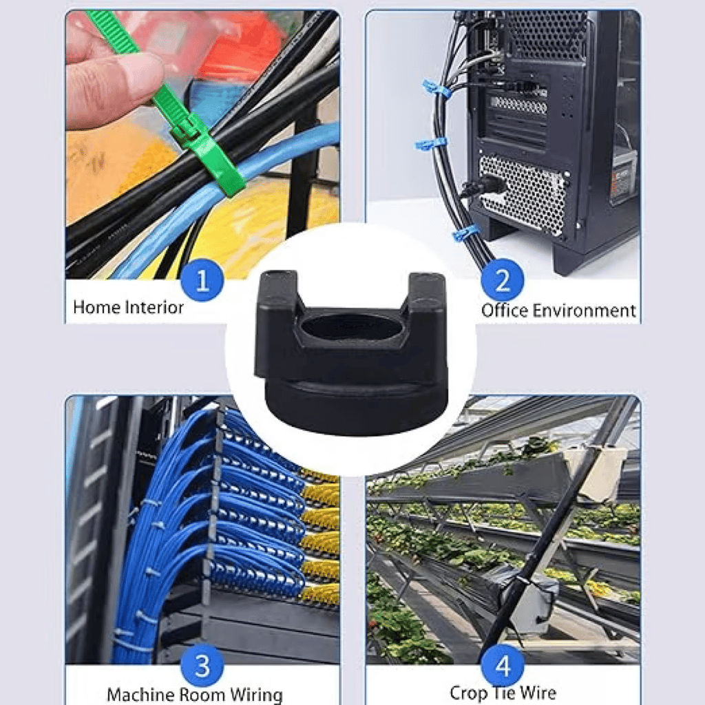 🎁TikTok Last Day Sale - 70% OFF🎉Magnetic Cable Zip Tie Mount Kit – Smart, Flexible Cable Management for Every Space