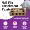 🎁TikTok Last Day Sale - 70% OFF🎉Cat Scratch Puzzle Enrichment Box: Nail File Stress Free Alternative to Clippers and Grinders