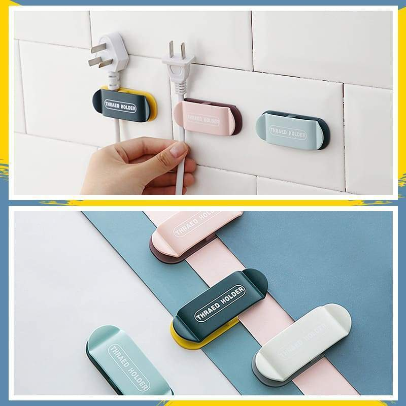 ❤️2022 Women's Day Promotion-- 48% OFF⚡Plug Cable Holder Clips-4 Pcs