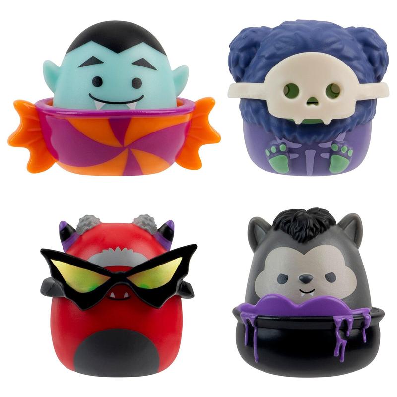 🎃👻 Halloween Countdown Delight! 🕷️ 13 Adorable Squish-a-Longs Mini Collectibles for Spooky Fun!