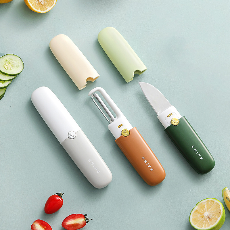(🌲Early Christmas Sale- SAVE 48% OFF)2 in 1 Multifunctional Fruit Knife💥(buy 2 get 1 free now)