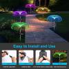 Solar-Powered LED Garden Fiber Optic Lights