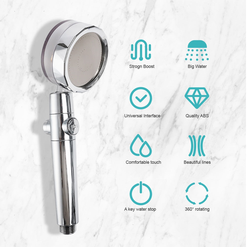 （Mother's Day Sale-  50% OFF) Hydro-Jet Turbo Shower head