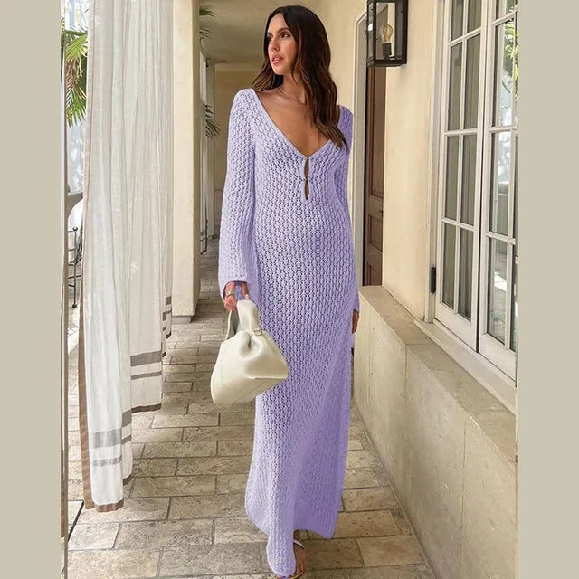 💕Last Day Promotion 70% OFF🔥Long Cover Up Beach Dress