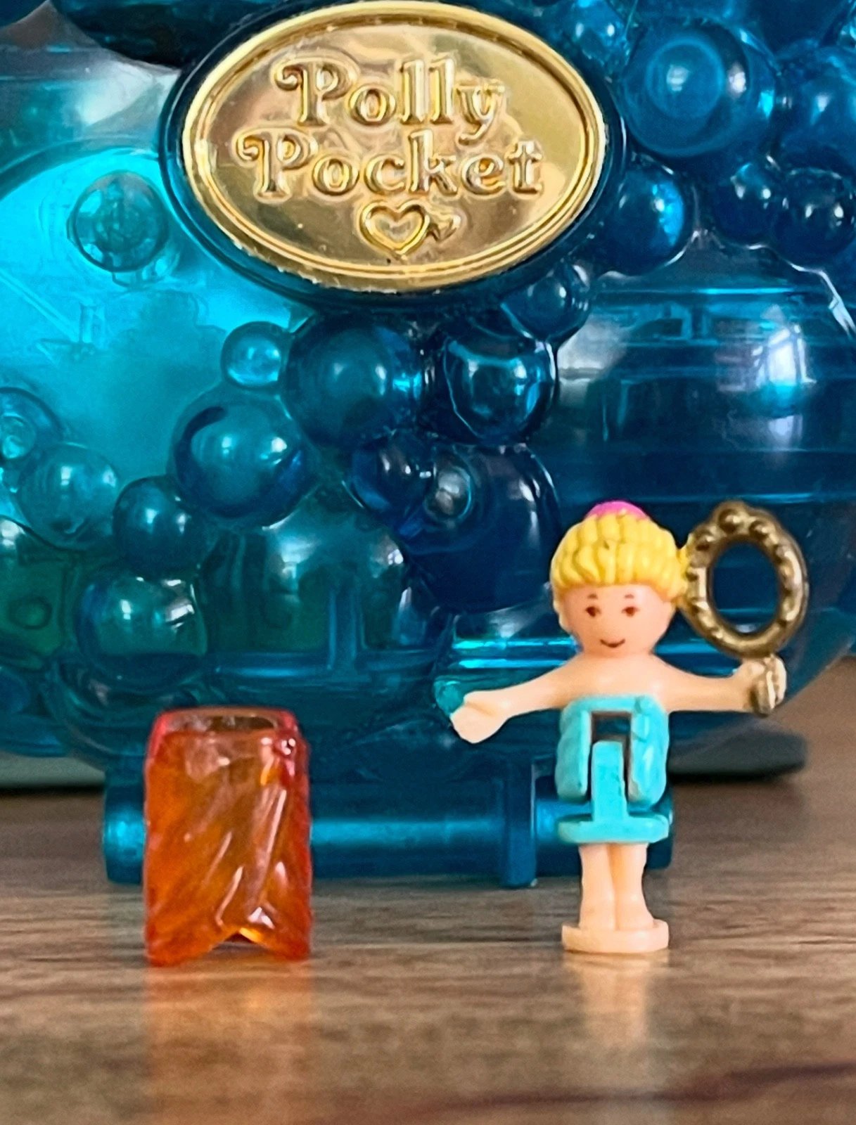 ⏰LAST DAY SALE 50% OFF💥Rare Vintage Bluebird 1996 Polly Pocket Bubbly Bath Playset