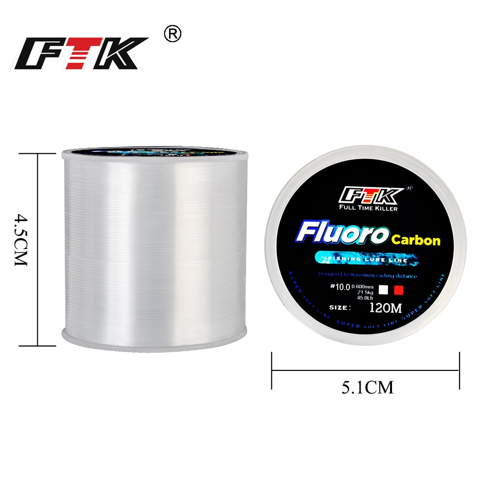 🎣 Summer Sale-30% OFF🐠120M Fluorocarbon Coating Fishing Line