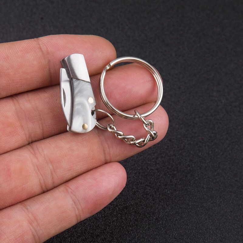 TOSAHWI Handmade Mini Folding Knife Key Chain-2236