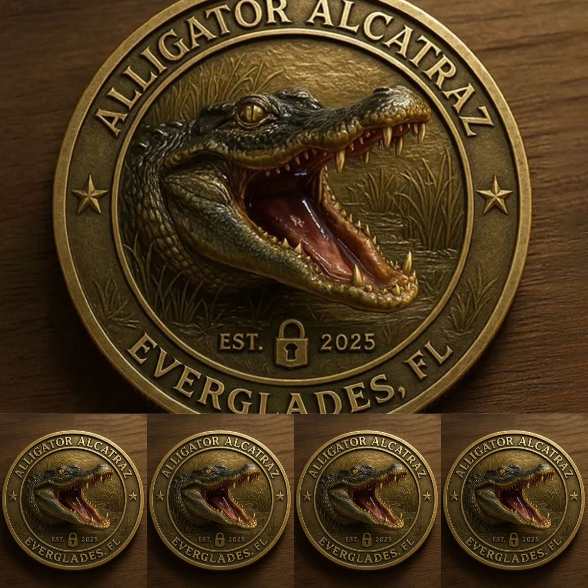 🏆Flash Sale 60% OFF - 🗽🐊Alligator Alcatraz Humor Collectible Coin