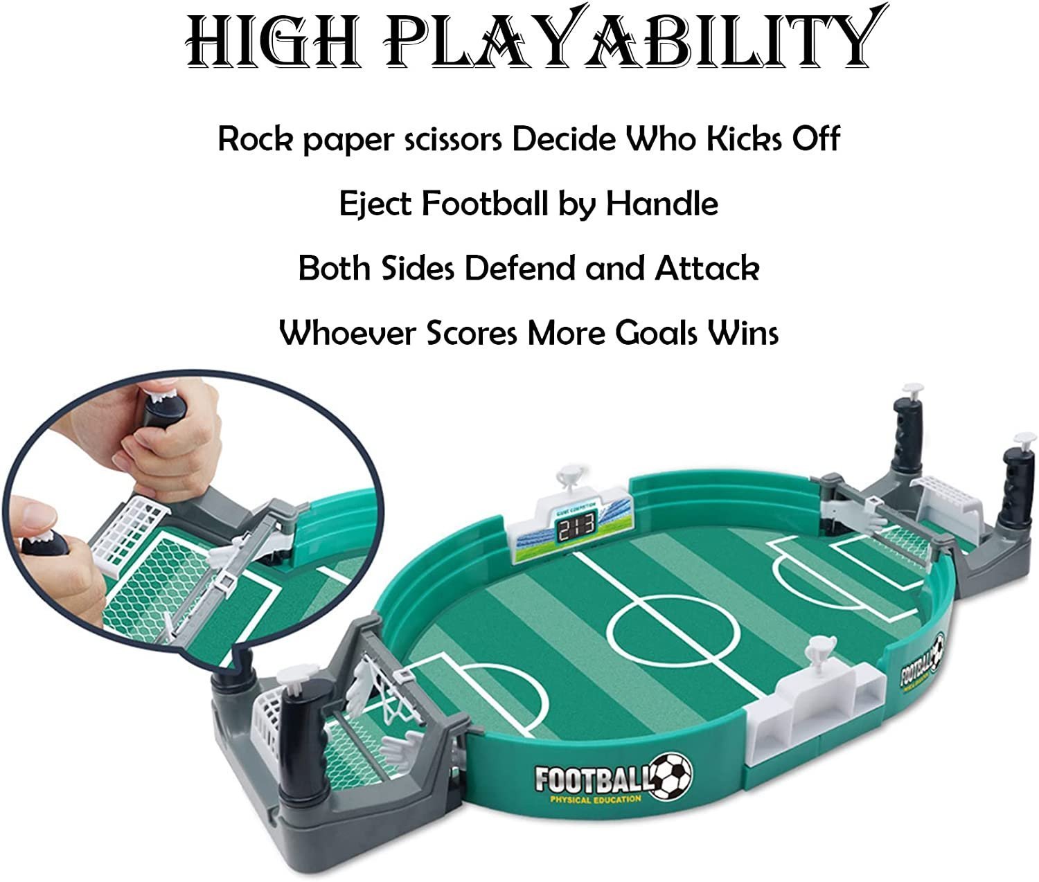 (🎅Hot Sale - Save 49% OFF) Desktop Interactive Soccer Game - BUY 2 FREE SHIPPING