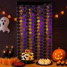 🔥Last Day 50% OFF - Halloween Pumpkin Door Curtain | Spooky Party Backdrop