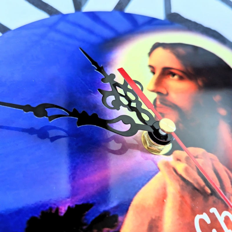 Funny Jesus Christ wall clock