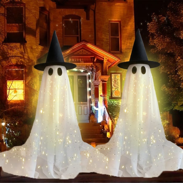🔥Halloween Decoration Top 1 - 👻✨Giant Glittering Ghost - outdoor/indoor