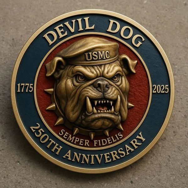 U.S. Marine Corps “Devil Dog” 250th Anniversary Commemorative Coin