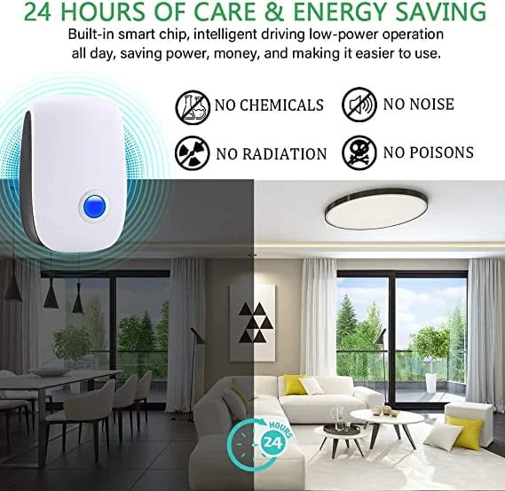 🔥HOT SALE 50% OFF🔥Ultrasonic Pest Repeller for Mosquito, Cockroaches, Rats, Ants, Lizards, Spiders, Etc: Keep Your Family Safe and Healthy