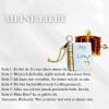 🎁💗Meine kleine Stern-Buch-Kette für Tochter & Sohn, Geburtstagsgeschenk, Abschluss-Schmuck der Liebe