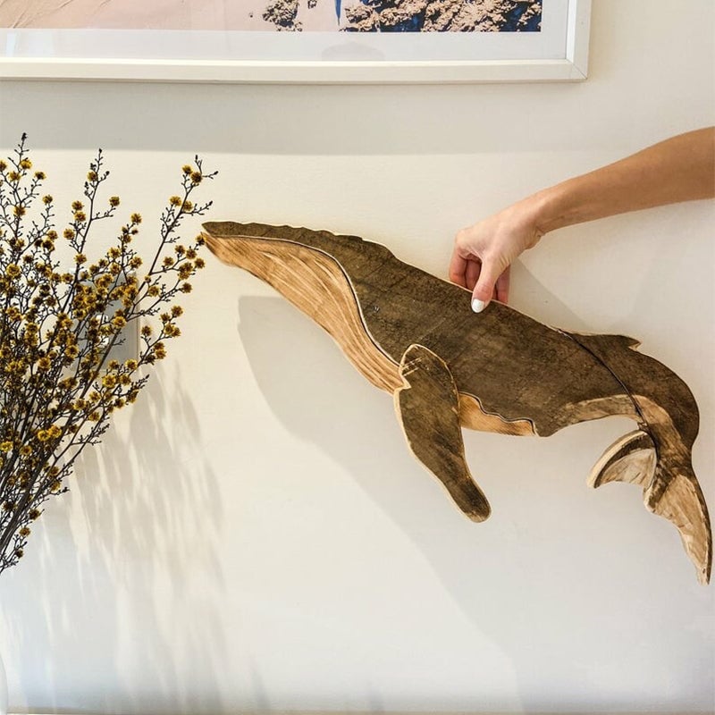 🔥Arte De Madera Hecho A Mano Con Elementos Oceánicos