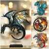 🎄Christmas Gift 50% Off--Acrylic Colorful Dragon Suncatcher Ornament