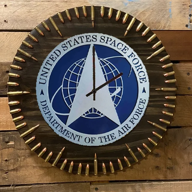 💥Handmade Rustic Military Wall Decor Bullet Clock Need DIY- Buy 2 Get Free Shipping
