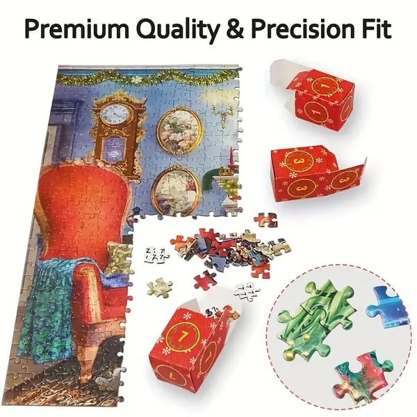 🔥Christmas Early Bird Sale 49% off - 🎅Christmas Advent Calendar Jigsaw Puzzle 1000pcs🎄