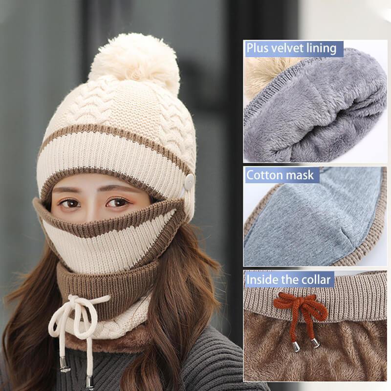 🎄Early Christmas Sale 48% OFF-Winter Set (Mask,Hat,Scarf)(BUY 2 FREE SHIPPING)