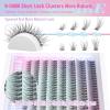 100Pcs Self Adhesive Lash Clusters, No glue, not bond needed!