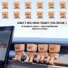 (🌲Early Christmas Sale- 49% OFF) Shaking Feet Wooden Doll - Sways with 12 Pcs Magnetic Expressions