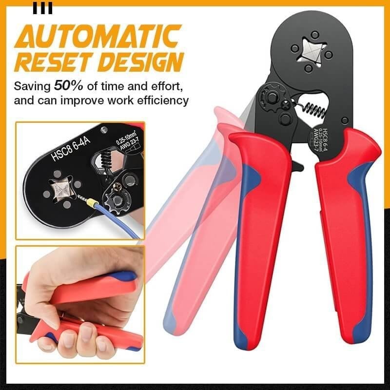 🔥Last Day Sale 50% OFF🔥Ratchet Tubular Terminal Wire Crimpers Set