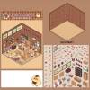 Sticker Play Scenes! Build 3D Izakaya|Chinese Convenience Store|Fresh Fruit|Bakery Shop