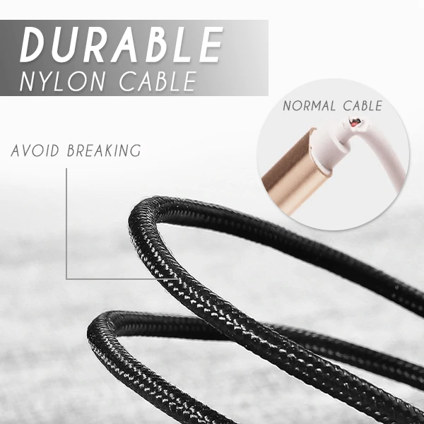 (HOT SALE- 50% OFF) Double 360° Magnetic Cable