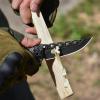 Embossed folding knife mountaineering portable camping knife for self-defense