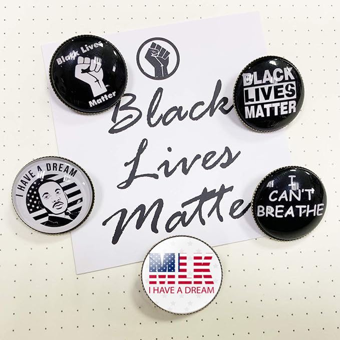 Handmade Martin Luther King Commemorative Badge