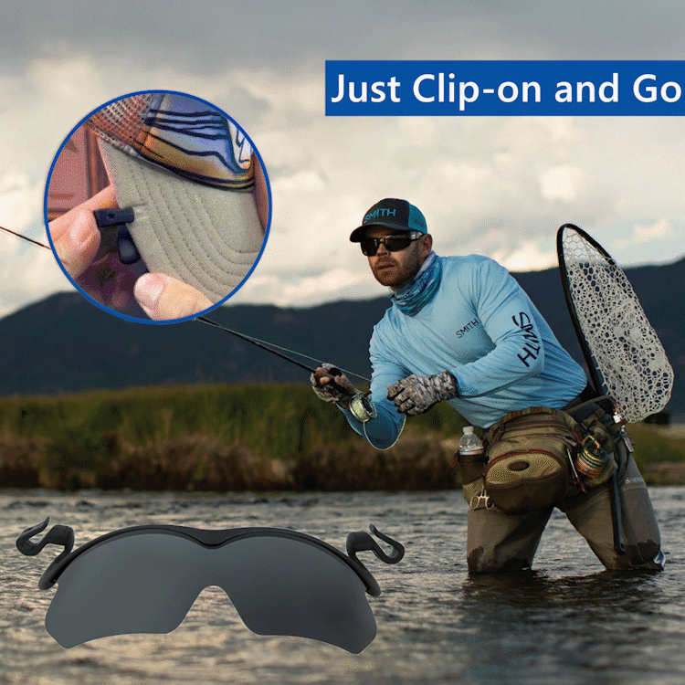 ⏰Last Day 50% Off-🔥2024 New Polarized Clip Cap Sunglasses