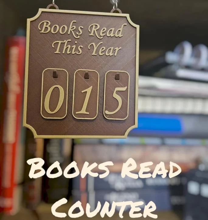 ⏰LAST DAY SALE 50% OFF💥Hanging Bookshelf Counter Bookish Decor Books Read This Year Counter