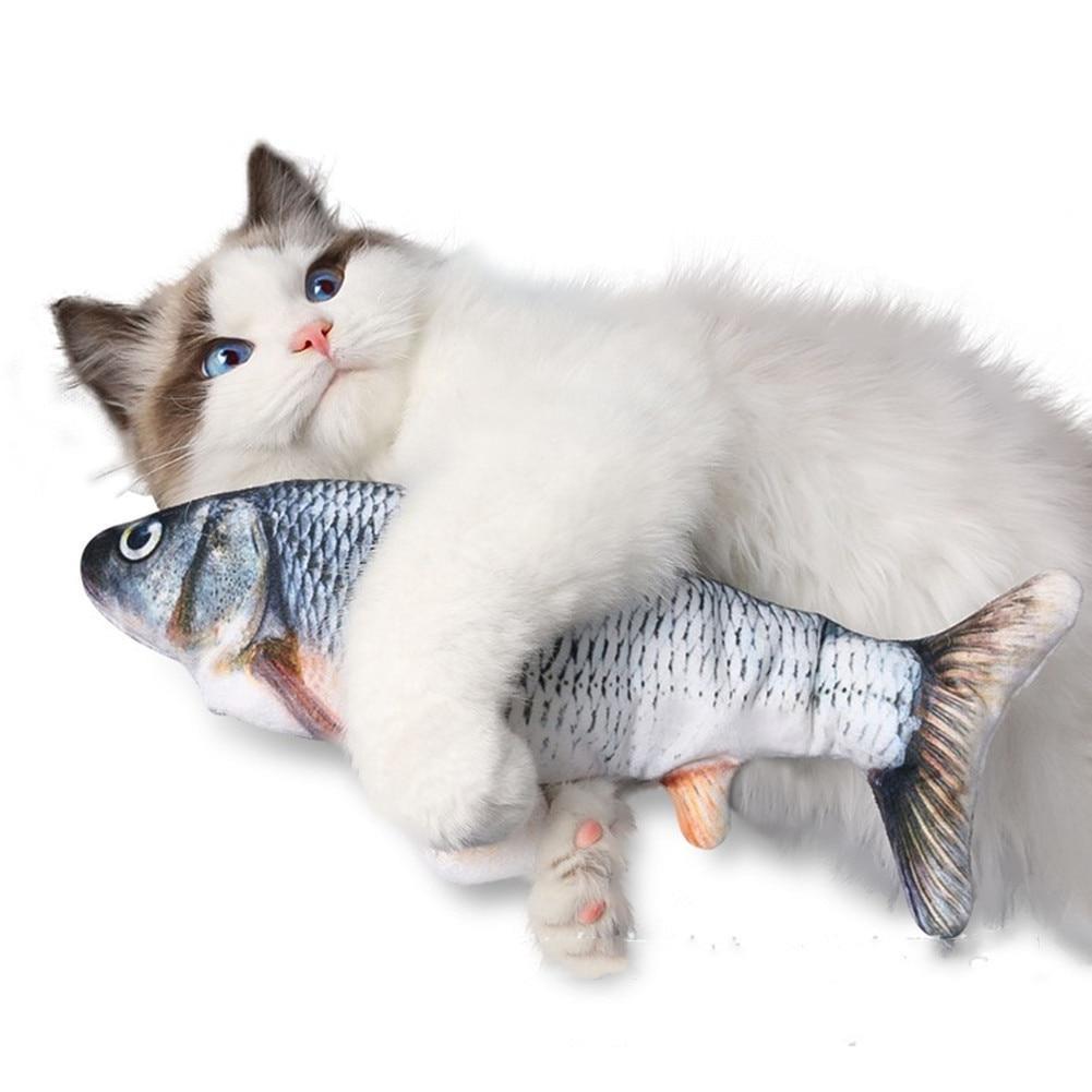 🔥LAST DAY 49% OFF🏠Self Moving Fish Cat Toy🔥Buy 2 Get Extra 8% OFF